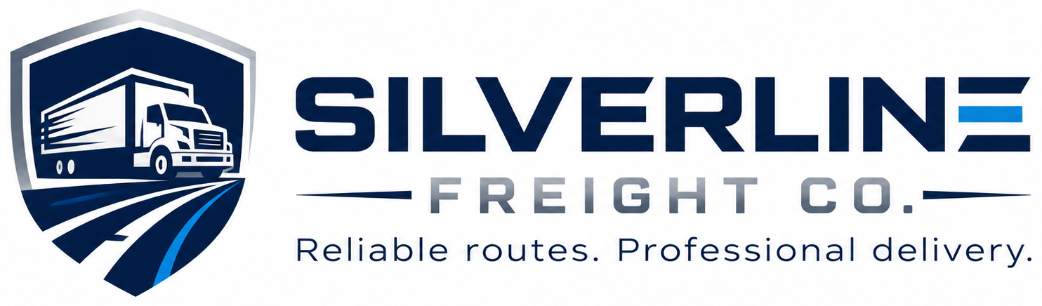 Silverline Freight Co. Reliable routes. Professional delivery.